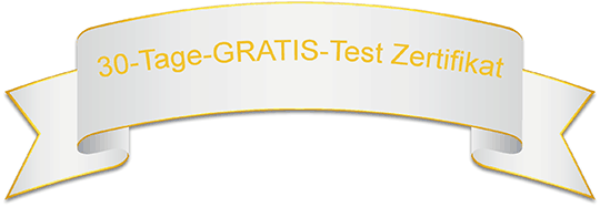 Horizontale Rolle: 30-Tage-GRATIS-Test Zertifikat